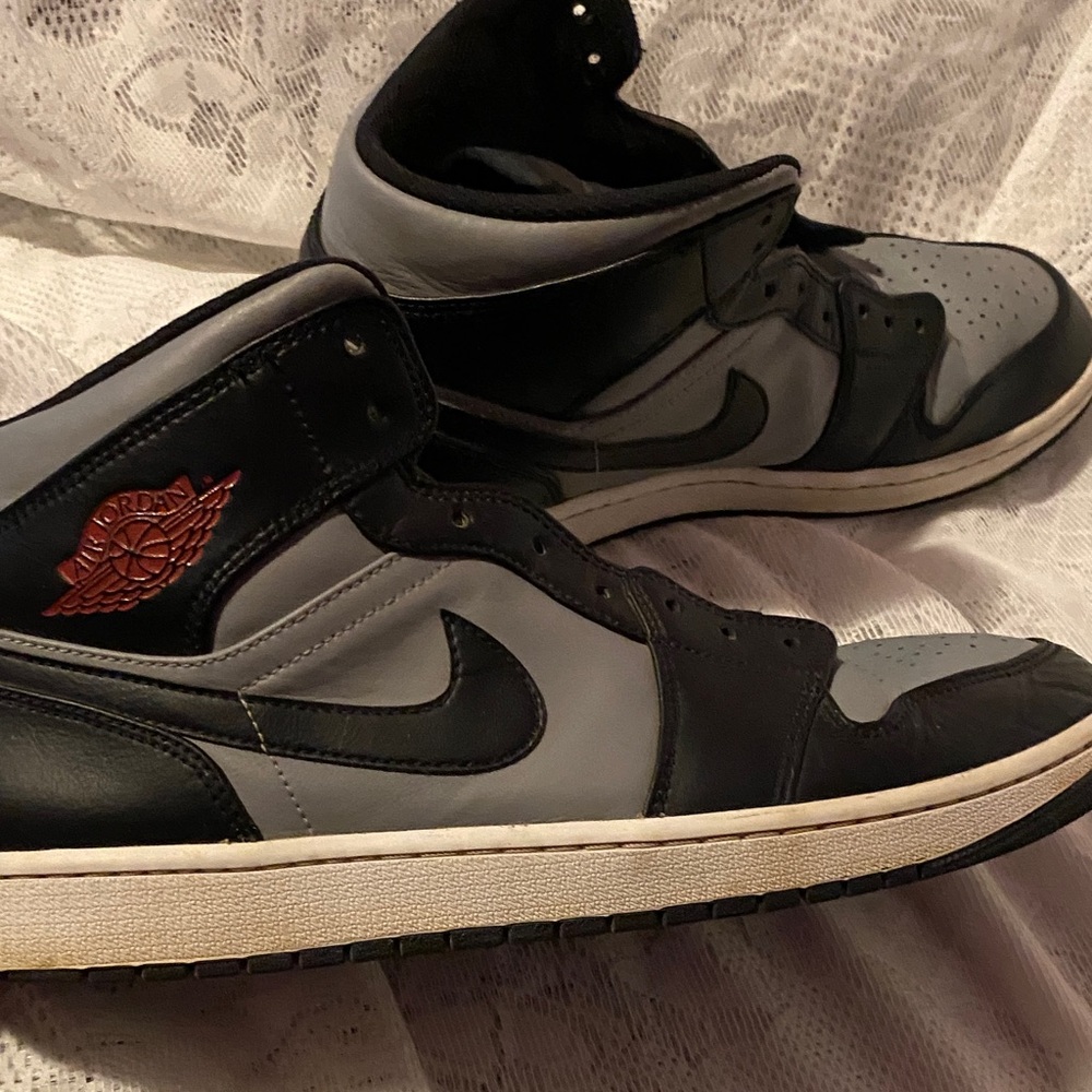 Nike Air Jordan Black and Gray Sneakers
